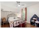 Bedroom features hardwood floors, natural light, and cozy decorations at 12602 Angel Oak Dr, Huntersville, NC 28078