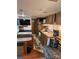 Functional kitchen with oak cabinets providing efficient storage and counter space at 146 Trivette Trl, Mount Gilead, NC 27306