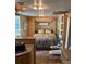RV main bedroom featuring a bed and air conditioning at 148 Trivette Trl, Mount Gilead, NC 27306