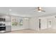 Bright kitchen nook features a window with natural light, chandelier and hardwood flooring at 174 Maske Rd, Mount Gilead, NC 27306