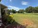 Expansive front yard with mature trees, lush lawn, and vibrant landscaping, showcasing the home's curb appeal at 190 Watering Trough Rd, Statesville, NC 28677