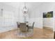 Cozy dining area with stylish lighting and ample natural light at 2458 Genelia Dr, Claremont, NC 28610