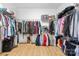 Large walk-in closet featuring wire shelving for ample storage at 2458 Genelia Dr, Claremont, NC 28610