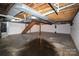 Spacious unfinished basement featuring concrete floors, block walls, and exposed ductwork at 344 Lucas Rd, Star, NC 27356