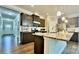 Kitchen island with granite countertops and stainless steel appliances at 3735 Norman View Dr, Sherrills Ford, NC 28673