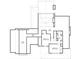 Architectural floor plan showcases layout with bedroom and attic space at 4995 Wildlife Ln # 1, Sherrills Ford, NC 28673
