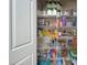Walk-in pantry with an array of shelves stocked with essentials at 5748 Timbertop Ln, Charlotte, NC 28215