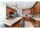 Beautiful kitchen with stainless steel appliances, a large island, and plenty of cabinet space at 8927 Comstock Ct, Locust, NC 28097