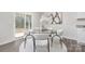 Bright dining area with large glass windows and a glass dining table at 1053 Horizon Ln, Chester, SC 29706
