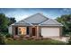 Charming single-story home with brick and siding, complemented by a well-manicured lawn and colorful landscaping at 1053 Horizon Ln, Chester, SC 29706