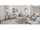 Comfortable living room with a modern design and lots of natural light at 1053 Horizon Ln, Chester, SC 29706