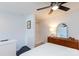 The bedroom showcases a modern design with a large mirror, providing a spacious and stylish feel at 115 E Park Ave # 428, Charlotte, NC 28203
