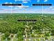 Aerial view highlights the home's location near downtown Mooresville and Merino Mill, close to amenities at 125 Canopy Ct, Mooresville, NC 28115