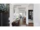 Welcoming entryway features dark wood floors, a console table, and access to other living spaces at 130 Parker Claire Ln, Kings Mountain, NC 28086