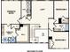 Detailed second floor plan showcases the owner's suite, bedrooms, and a loft at 1350 Coppergate Dr, Salisbury, NC 28147