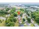 Neighborhood aerial view showcasing proximity to Camp North End at 1613 Hamilton St, Charlotte, NC 28206