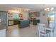 Well-lit kitchen with stainless appliances, granite countertops, lots of cabinets and a center island at 1739 Lesa Lin Dr, Monroe, NC 28112