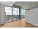 Inviting balcony offers unparalleled views of the city skyline and treetops at 210 N Church St # 2910, Charlotte, NC 28202