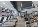 Well-equipped gym with treadmills, machines and televisions at 210 N Church St # 2910, Charlotte, NC 28202