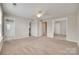 Spacious main bedroom with neutral carpet and ensuite bathroom at 2169 Shady Pond Dr, Clover, SC 29710