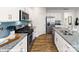Kitchen showcases granite countertops, white cabinets, and stainless steel appliances at 221 Paige Rd, Kings Mountain, NC 28086