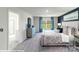 Bedroom with large window, natural light, and ensuite bathroom at 221 Paige Rd, Kings Mountain, NC 28086
