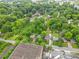 Overhead view of charming homes surrounded by lush trees, set in a peaceful and secluded neighborhood at 2536 Bancroft St, Charlotte, NC 28206