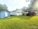Spacious backyard featuring a garage and covered parking at 2601 Marldale St, Gastonia, NC 28052