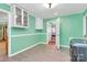 Spacious laundry room with clean white cabinets and a modern washer/dryer at 2601 Marldale St, Gastonia, NC 28052