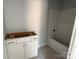 Bathroom with a new vanity cabinet and tub at 2914 Waterford Ln # 33A, Albemarle, NC 28001
