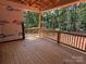 New wooden deck overlooking lush trees at 2914 Waterford Ln # 33A, Albemarle, NC 28001