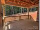 New wooden deck overlooking lush trees and backyard at 2914 Waterford Ln # 33A, Albemarle, NC 28001