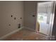 Unfinished laundry room with hook ups and access to garage at 2914 Waterford Ln # 33A, Albemarle, NC 28001