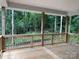 Inviting wooden deck offers a serene view of the surrounding woods, ideal for enjoying nature at 2915 Noritake Trl # 71, Albemarle, NC 28001