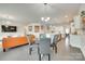Open living space with views to kitchen, living room and dining room at 4023 Spring Garden St, Fort Mill, SC 29715