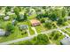 Aerial view of a residential neighborhood with well-maintained lawns and tree-lined streets at 405 W Ormand Ave, Bessemer City, NC 28016