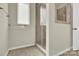 Shower stall with glass door and neutral-colored tile at 4243 Merrivale Dr, Lancaster, SC 29720