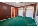 Spacious bedroom with built-in closets, offering ample storage solutions at 4268 Wilkesboro Hwy, Statesville, NC 28625