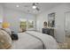 Comfortable bedroom featuring a bed, and a window for natural light at 5004 Cherry Gum Ct # 43, Matthews, NC 28105