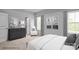Comfortable bedroom with large window, black dresser, and soft neutral tones at 5030 Grain Orchard Rd # 3025C, Indian Trail, NC 28079