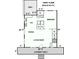 First-floor floor plan with living spaces and kitchen, providing layout insights at 7691 Red Robin Trl, Denver, NC 28037