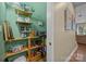 Well-organized pantry with shelving and storage for kitchen essentials at 10206 Linksland Dr, Huntersville, NC 28078