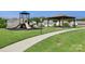 Community playground and picnic area, great for outdoor activities and Gathering fun at 107 Sequoia St, Mooresville, NC 28117
