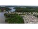 Stunning aerial view of home at 137 Flora Vista with lake access and lush green surroundings at 137 Flora Vista Dr, Mooresville, NC 28117