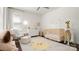 Beautiful Bedroom with crib, accent wall, and plush giraffe at 1446 Downs Ave, Charlotte, NC 28205