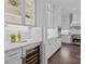 Bright kitchen with white cabinets, marble countertops, and stainless steel appliances at 238 Horton Grove Rd, Fort Mill, SC 29715
