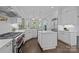 Spacious kitchen with modern appliances, an island, and plenty of counter space at 238 Horton Grove Rd, Fort Mill, SC 29715