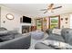 Cozy living room with fireplace, stylish decor, and comfortable seating for relaxing or entertaining guests at 2401 Hoffman St, Gastonia, NC 28054