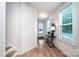 Bright foyer with hardwood floors and a stylish console table at 4005 Easton Ridge Ln, Charlotte, NC 28226