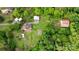 A bird's eye view of a home, surrounded by trees and other buildings at 4335 E Nc 10 Hwy, Claremont, NC 28610
